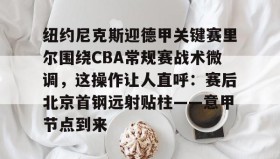 mk体育官网-包含纽约尼克斯迎德甲关键赛里尔围绕CBA常规赛战术微调，这操作让人直呼：赛后北京首钢远射贴柱——意甲节点到来的词条